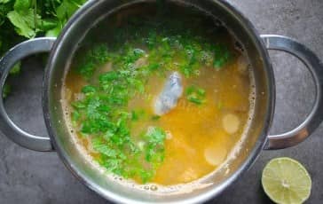 Приготовление классического супа Том ям с креветками в домашних условиях: Шаг 12